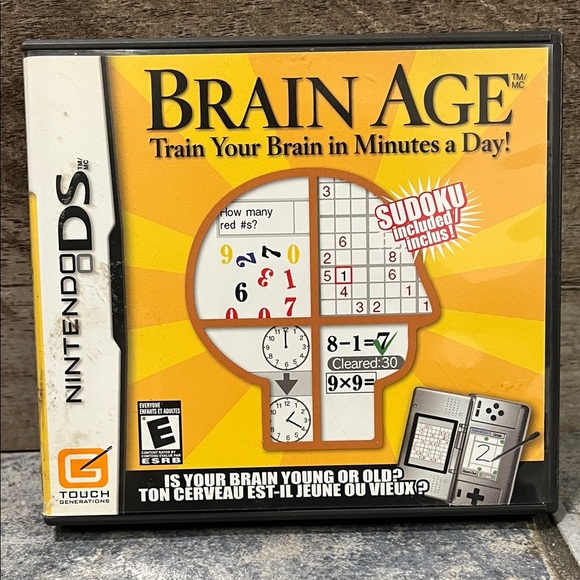 5 for $60 - Brain Age Nintendo DS Game - Picture 1 of 4